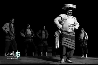 گزارش تصویری اجرای نمایش "کچل اوخلان" در جشنواره فجر استانی آذربایجان شرقی