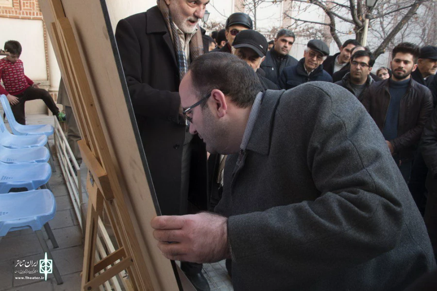 گزارش تصویری آیین رونمایی از پوستر نمایش "اتابک پارکنین تراژدیسی"