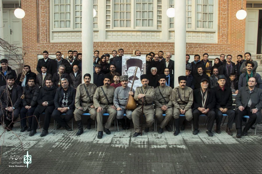 گزارش تصویری آیین رونمایی از پوستر نمایش "اتابک پارکنین تراژدیسی"