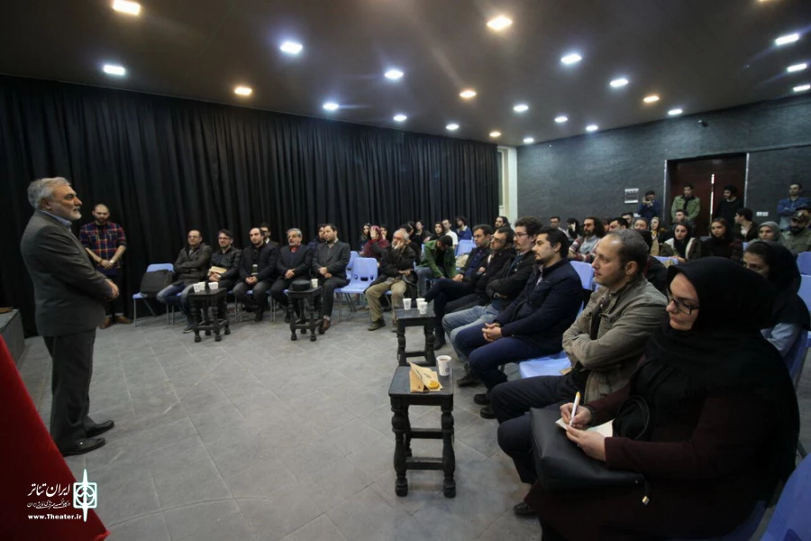آئین رونمایی از پوستر نمایش تلقین در تبریز