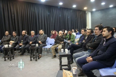 آئین رونمایی از پوستر نمایش تلقین در تبریز