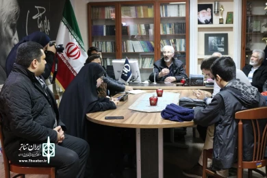 مصاحبه مطبوعاتی عوامل نمایش "ملاقات بانوی سالخورده"