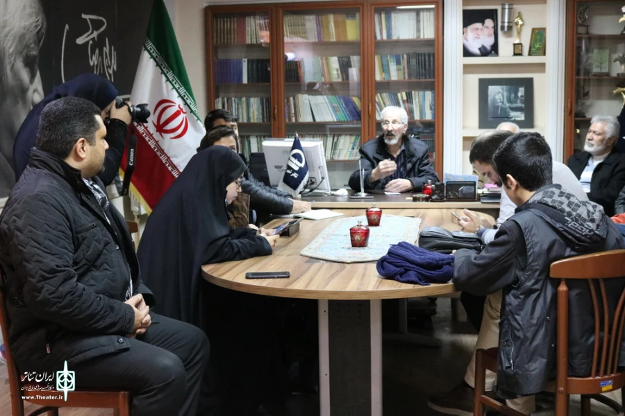 مصاحبه مطبوعاتی عوامل نمایش "ملاقات بانوی سالخورده"
