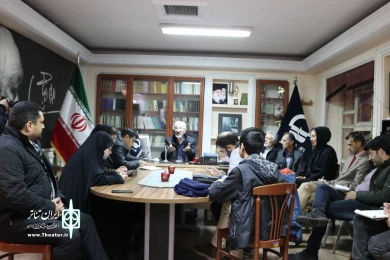 مصاحبه مطبوعاتی عوامل نمایش "ملاقات بانوی سالخورده"