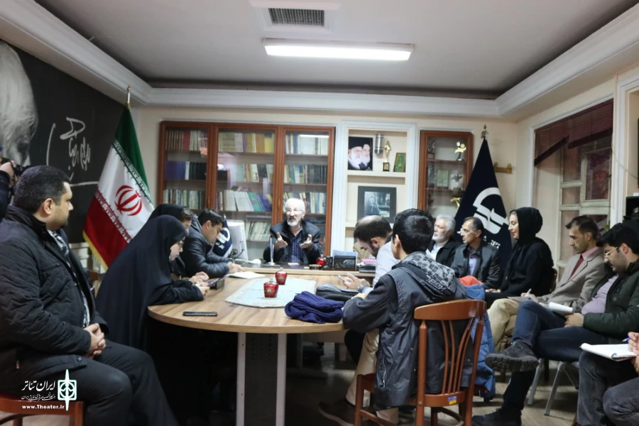 مصاحبه مطبوعاتی عوامل نمایش "ملاقات بانوی سالخورده"