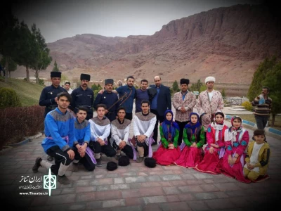 اجرای گروه تئاتر تکم و نیلوفران در منطقه آزاد ارس
